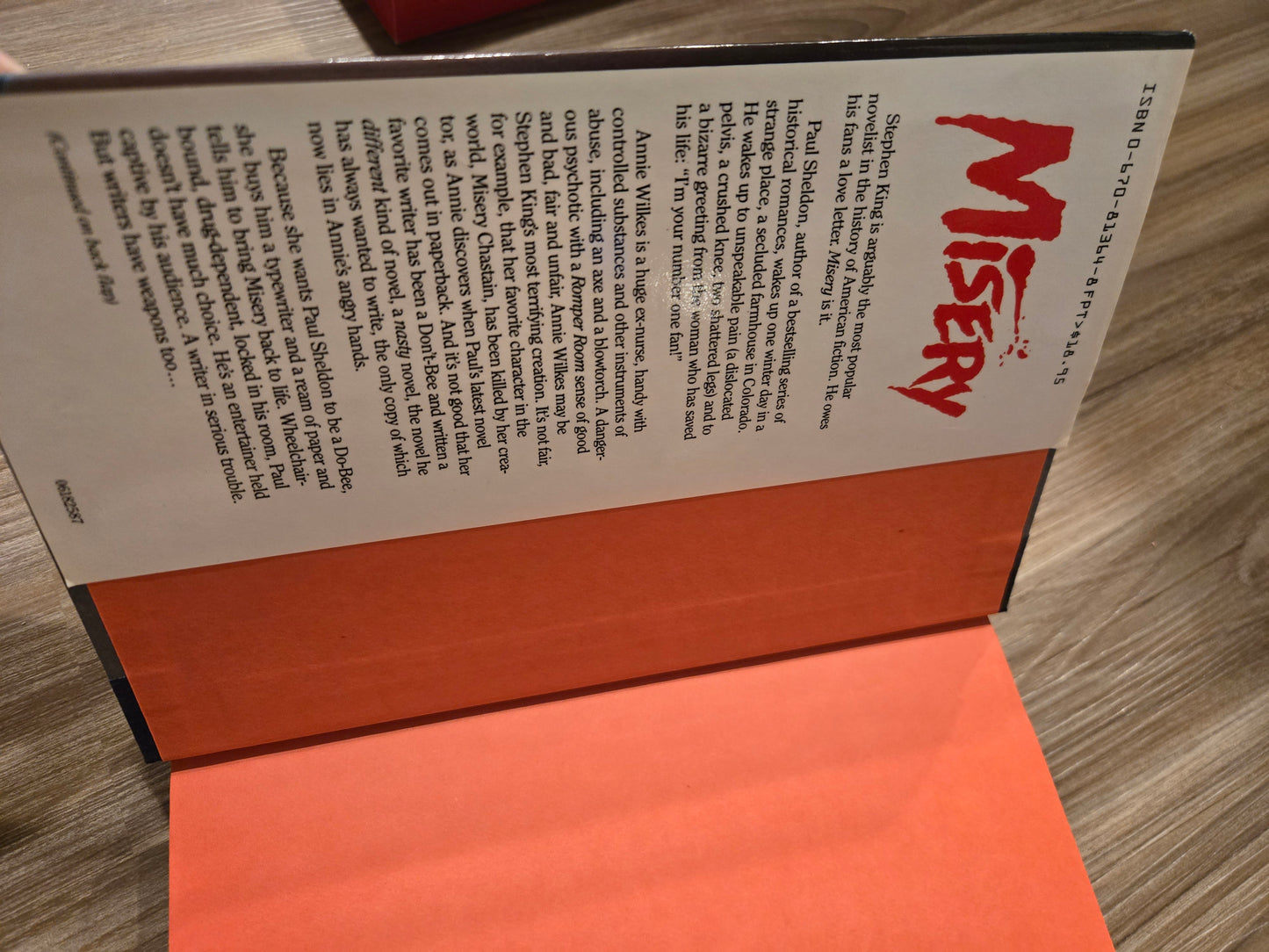 1st Edition Misery by Stephen King