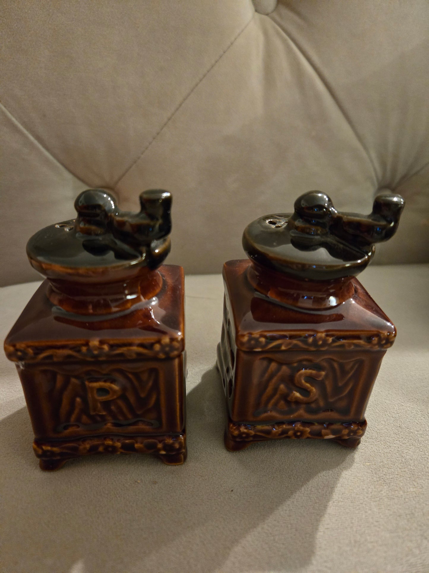 Vintage Japanese Ceramic Salt and Pepper Shakers
