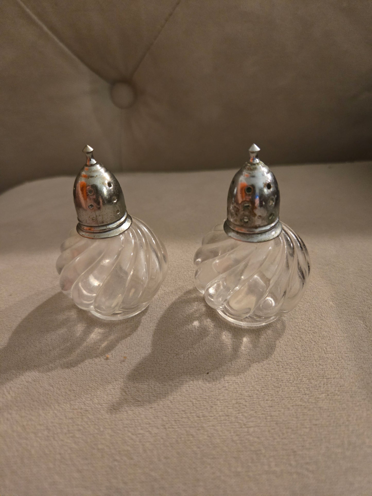 Irice Japanese Swirl Salt and Pepper Shakers