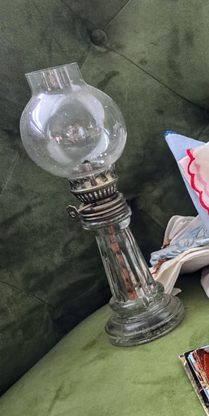 Mini Antique Oil Lamp