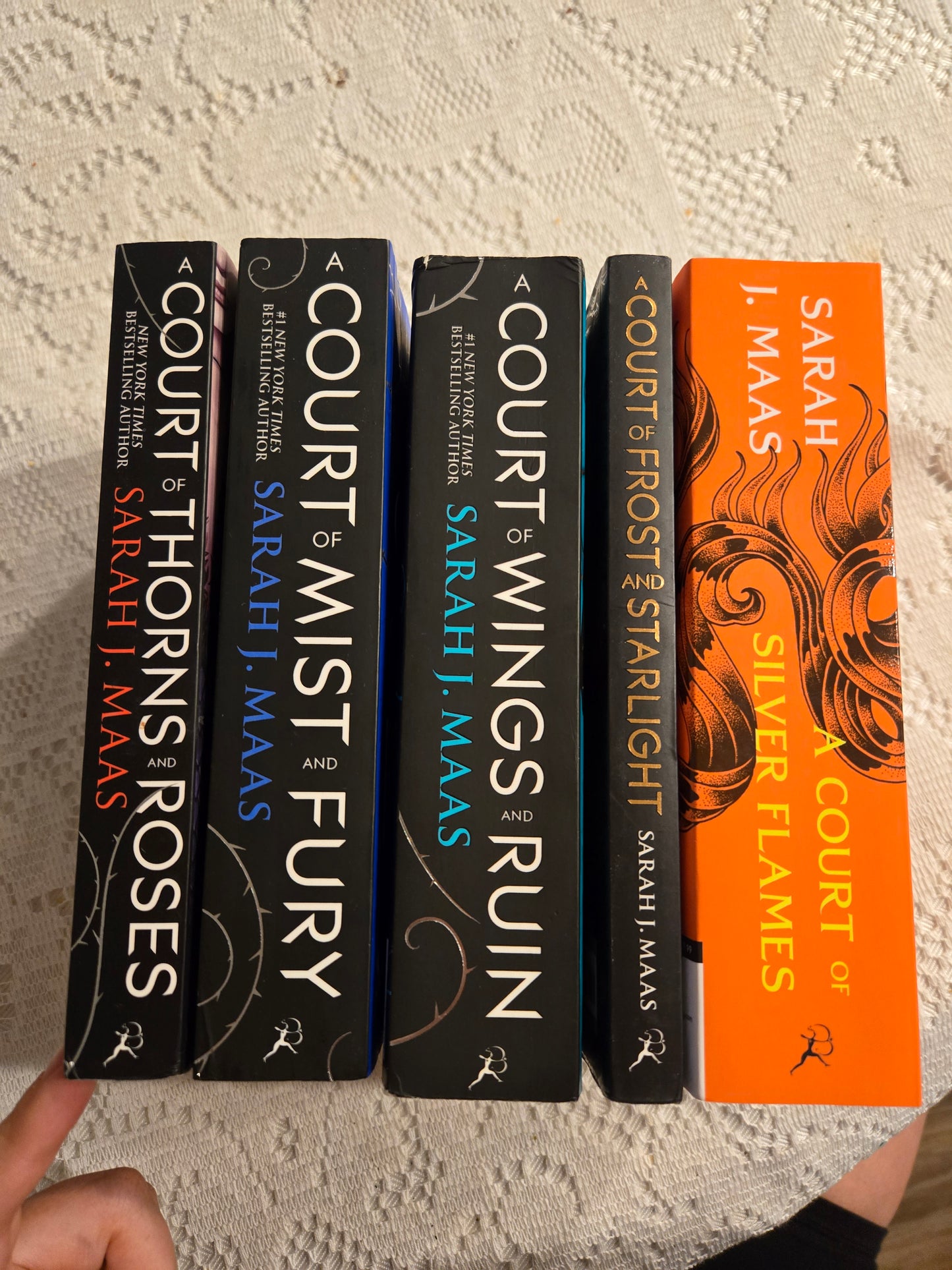 UK 1st Edition A Court of Thornes and Roses Set by Sarah J Maas
