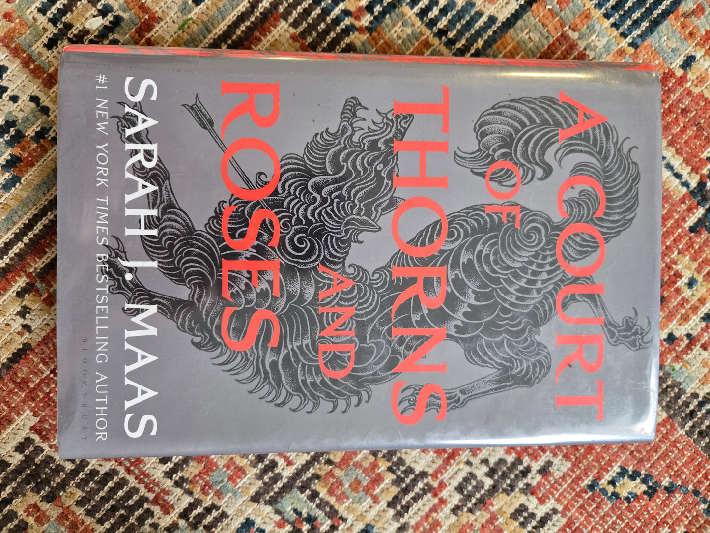 A Court of Thornes and Roses by Sarah J Maas exlibrary