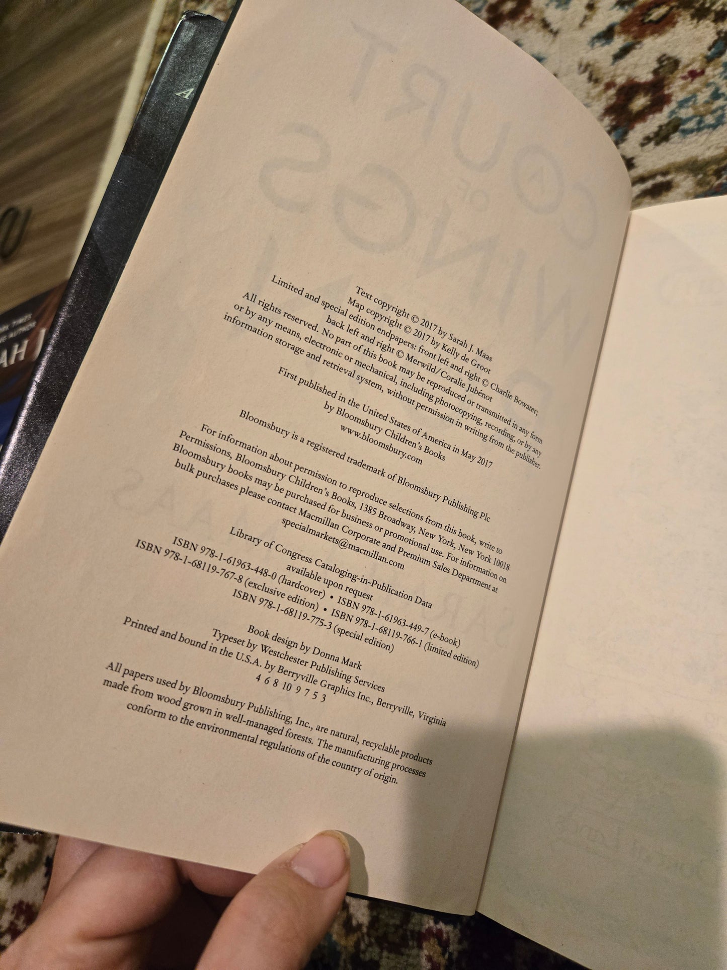 Out of Print Covers: A Court of Thornes and Roses Set 1-3 by Sarah J Maas