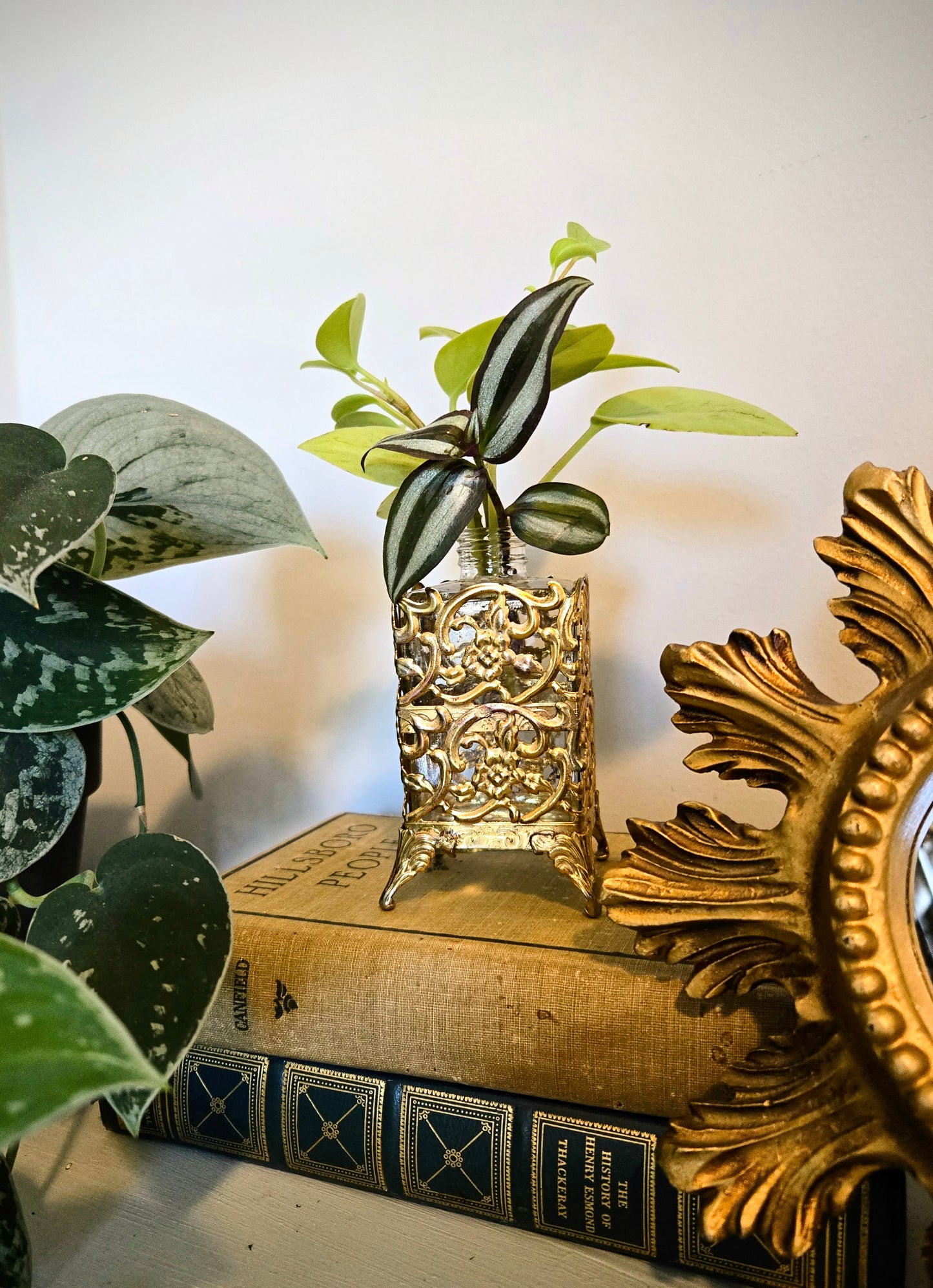 Antique Perfume Bottle Arrangement