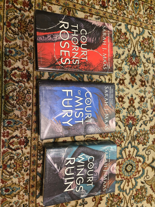 Out of Print Covers: A Court of Thornes and Roses Set 1-3 by Sarah J Maas