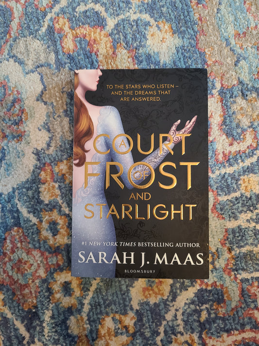 OOP Waterstones/Indigo A Court of Frost and Starlight by Sarah J Maas