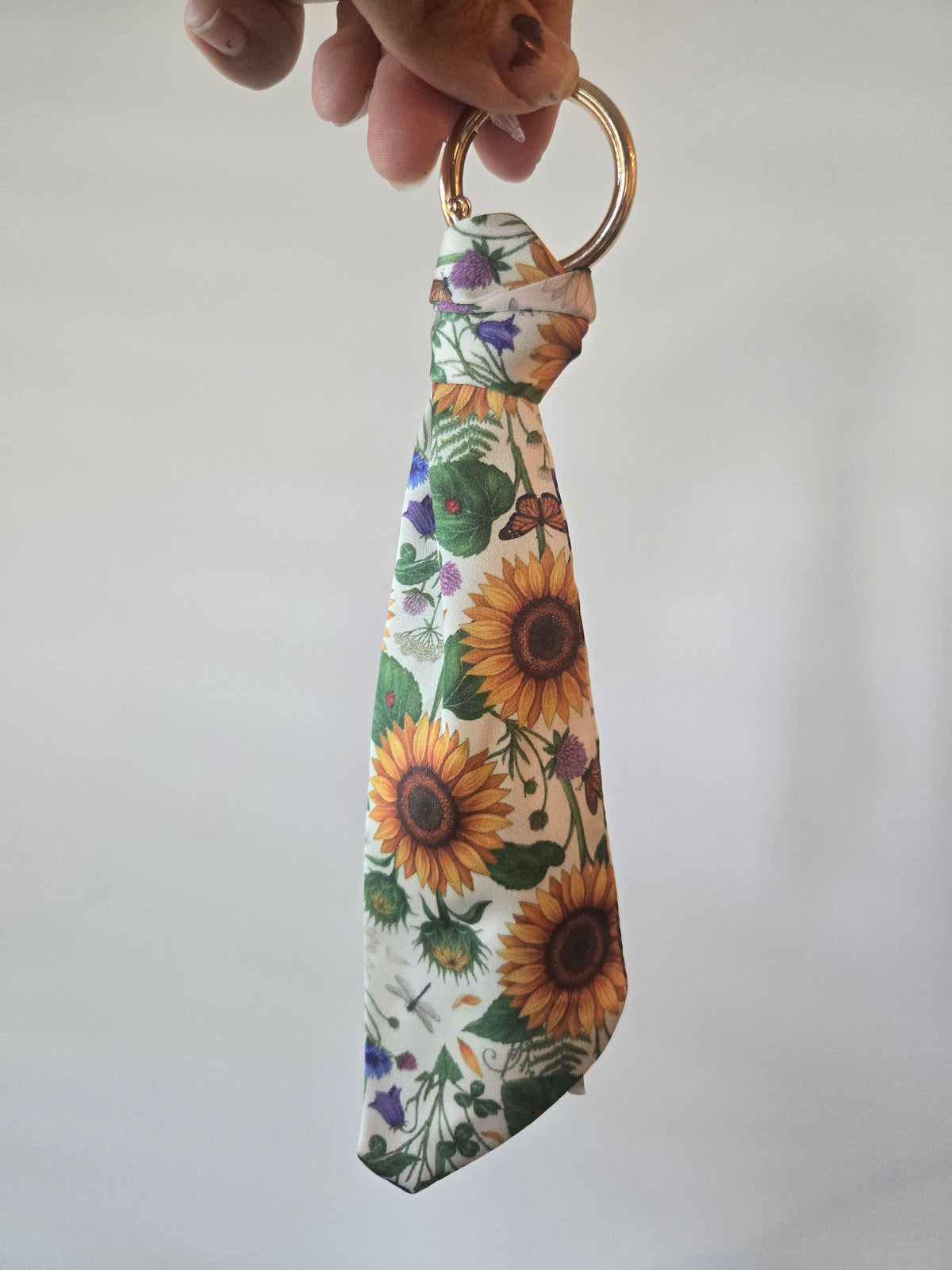 Plant Purse or Key  Silk Lanyard