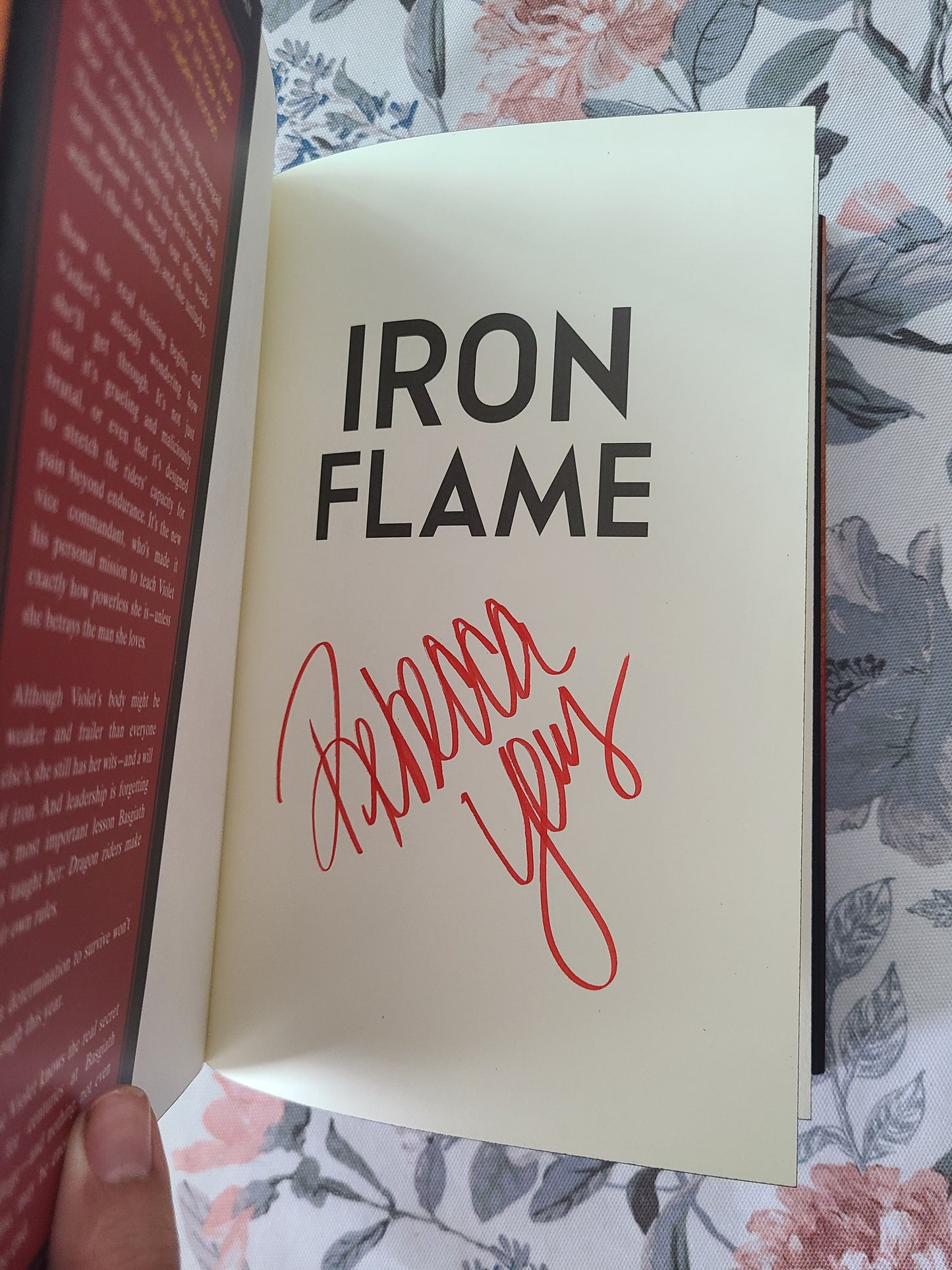 Full Signature Iron Flame Sprayed Edge
