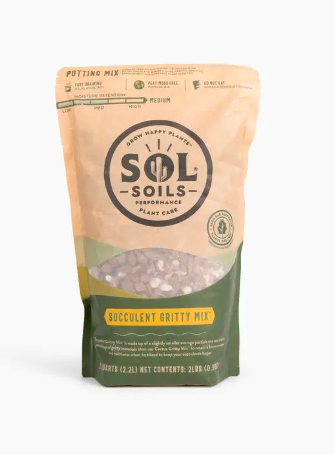 Sol Soils- Soil (2qt) Succulent Gritty Mix