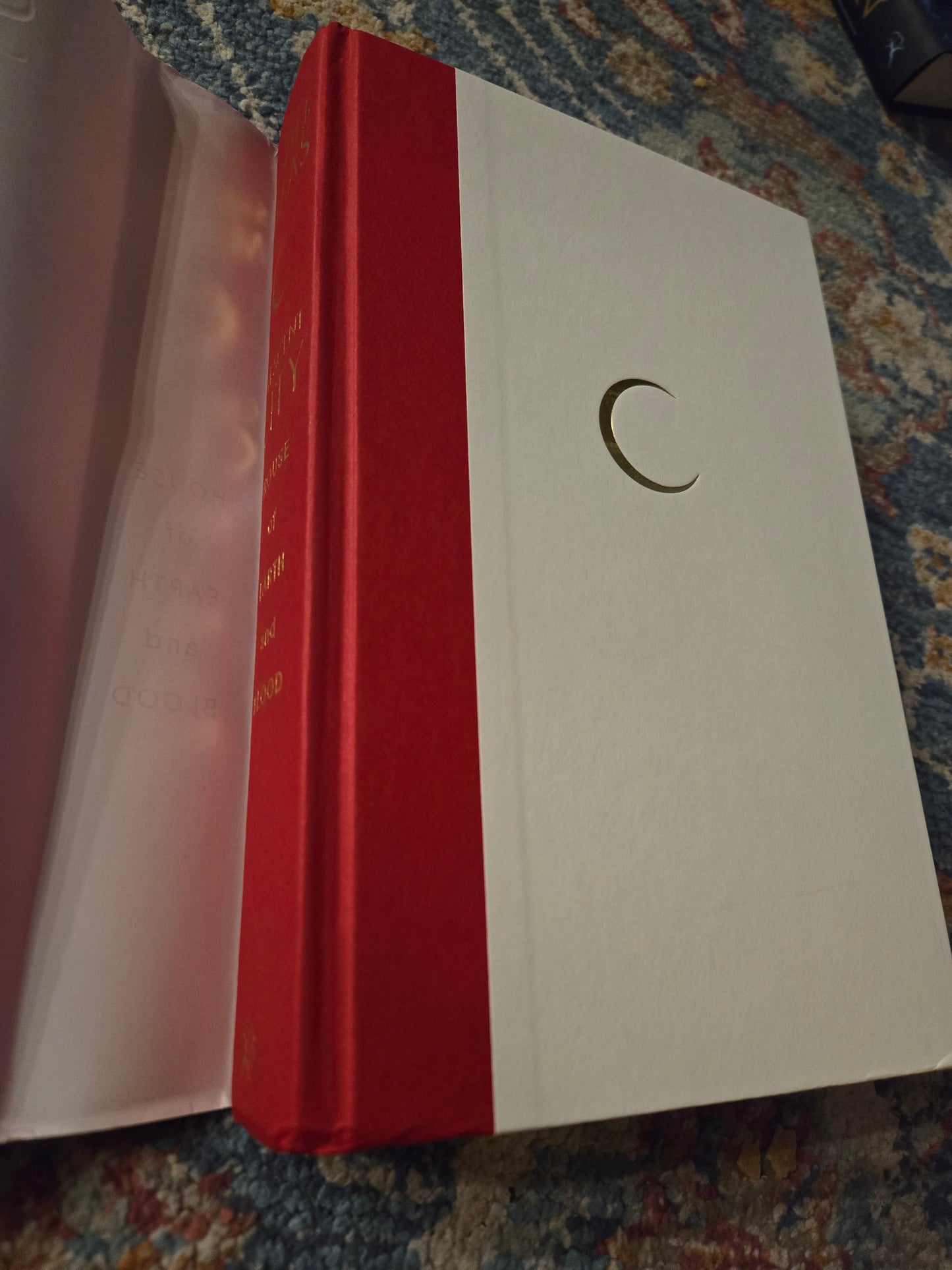 1st 1st Hand Signed House of Earth and Blood by Sarah J Maas