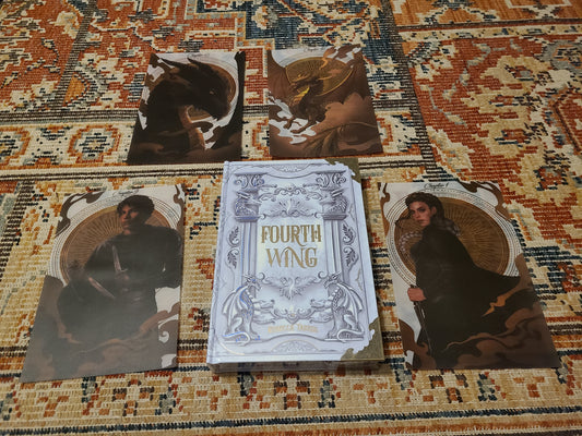 Unopened Bookish Box Fourth Wing with Inlays