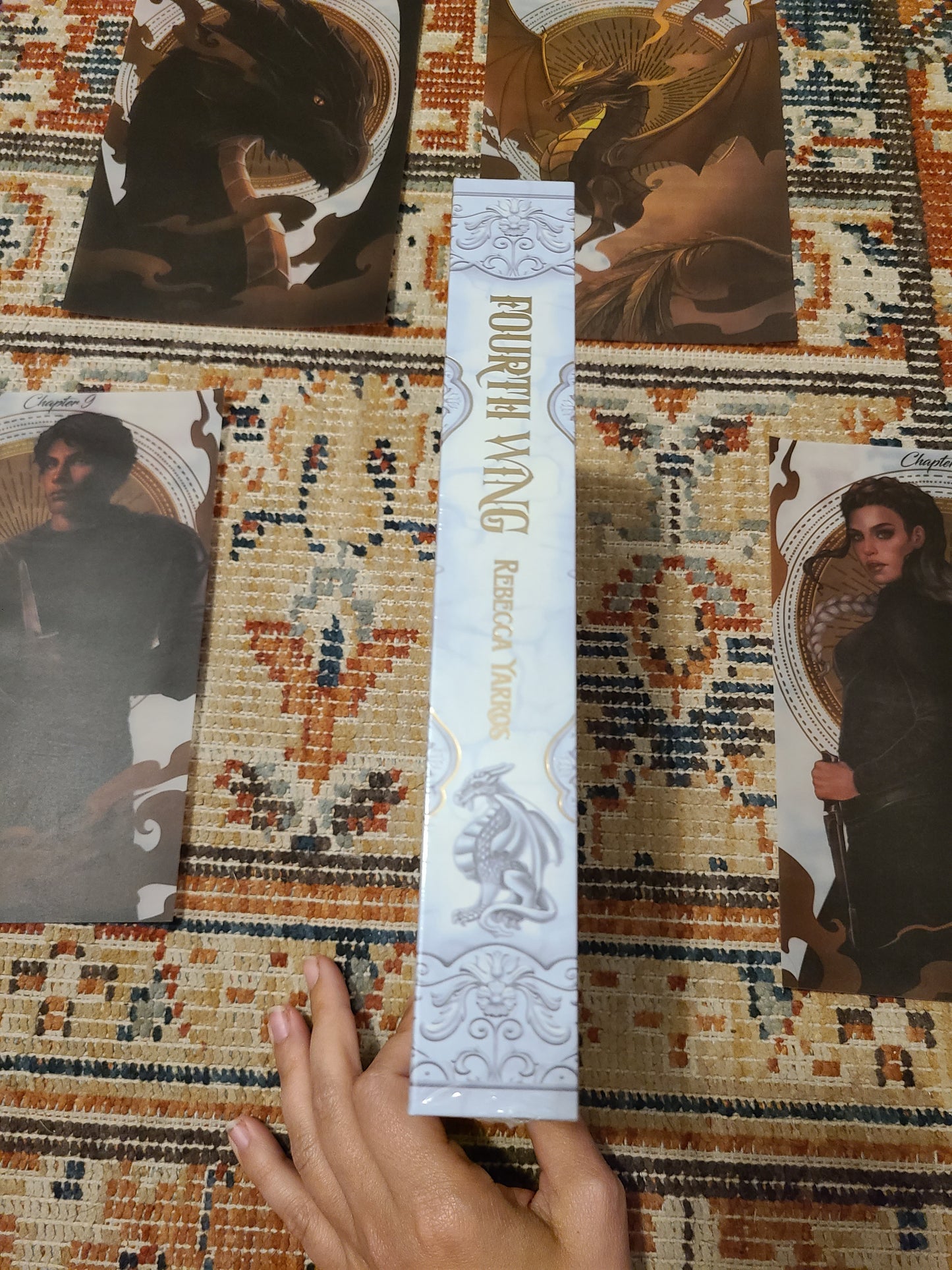 Unopened Bookish Box Fourth Wing with Inlays