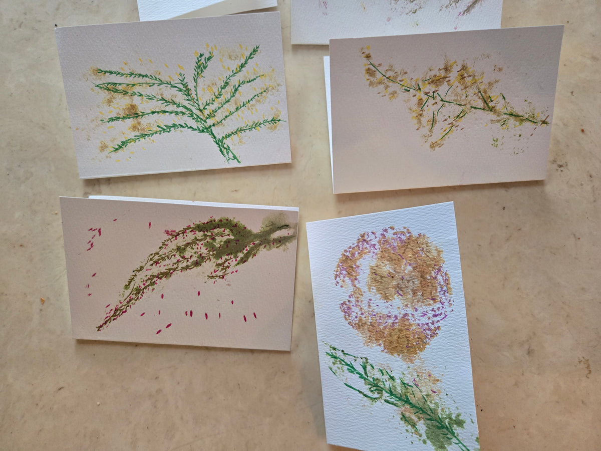 Floral Ink Dyed Notecards