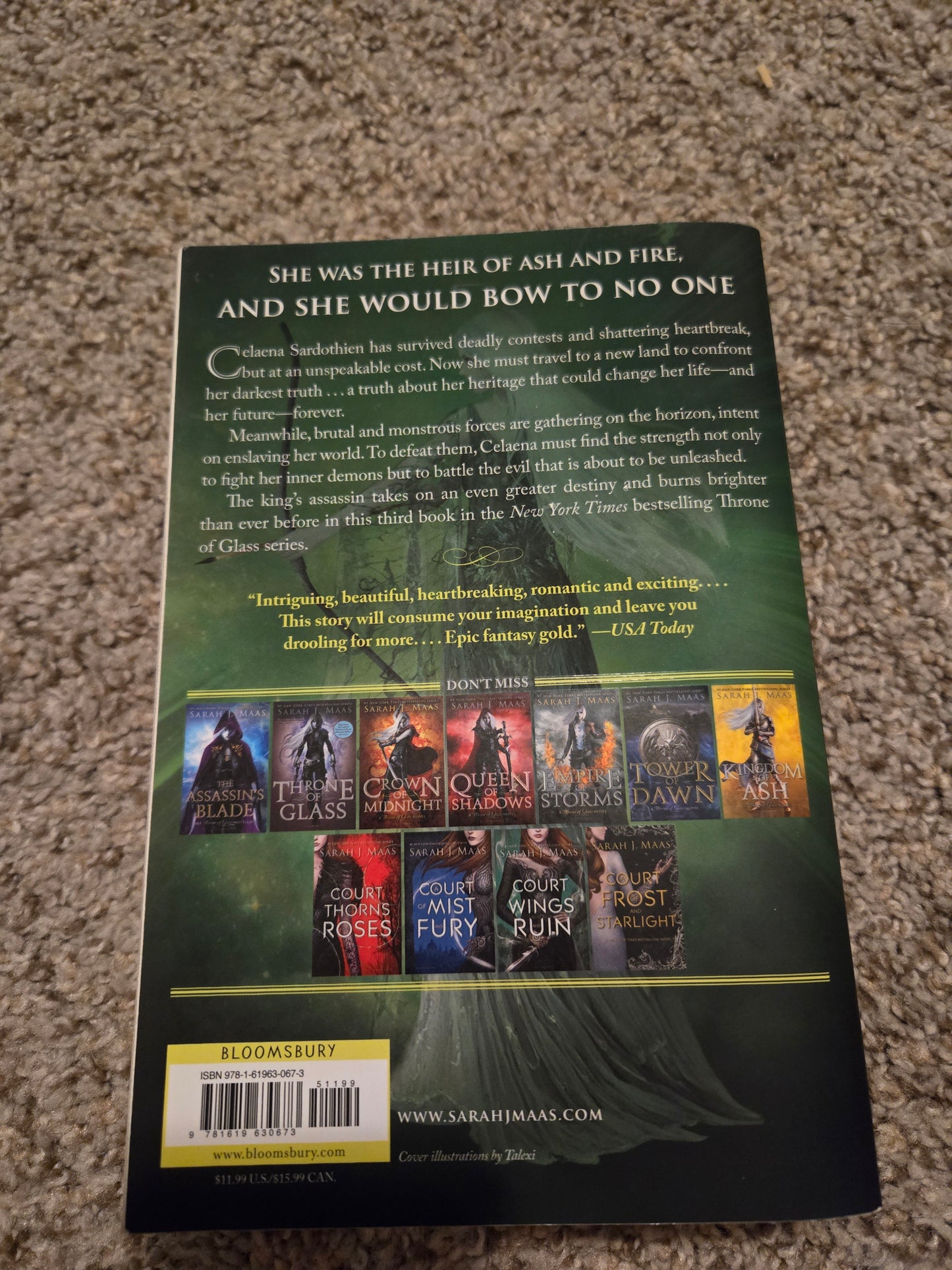 Heir of Fire and Empire of Stormes Bundle
