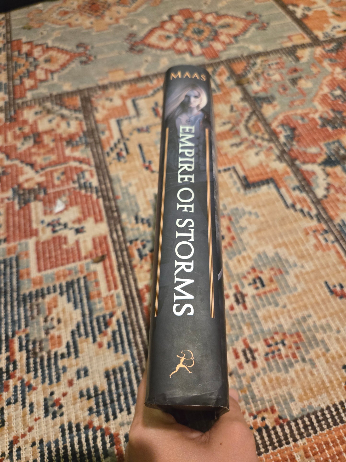 Hardback Empire of Storms by Sarah J Maas