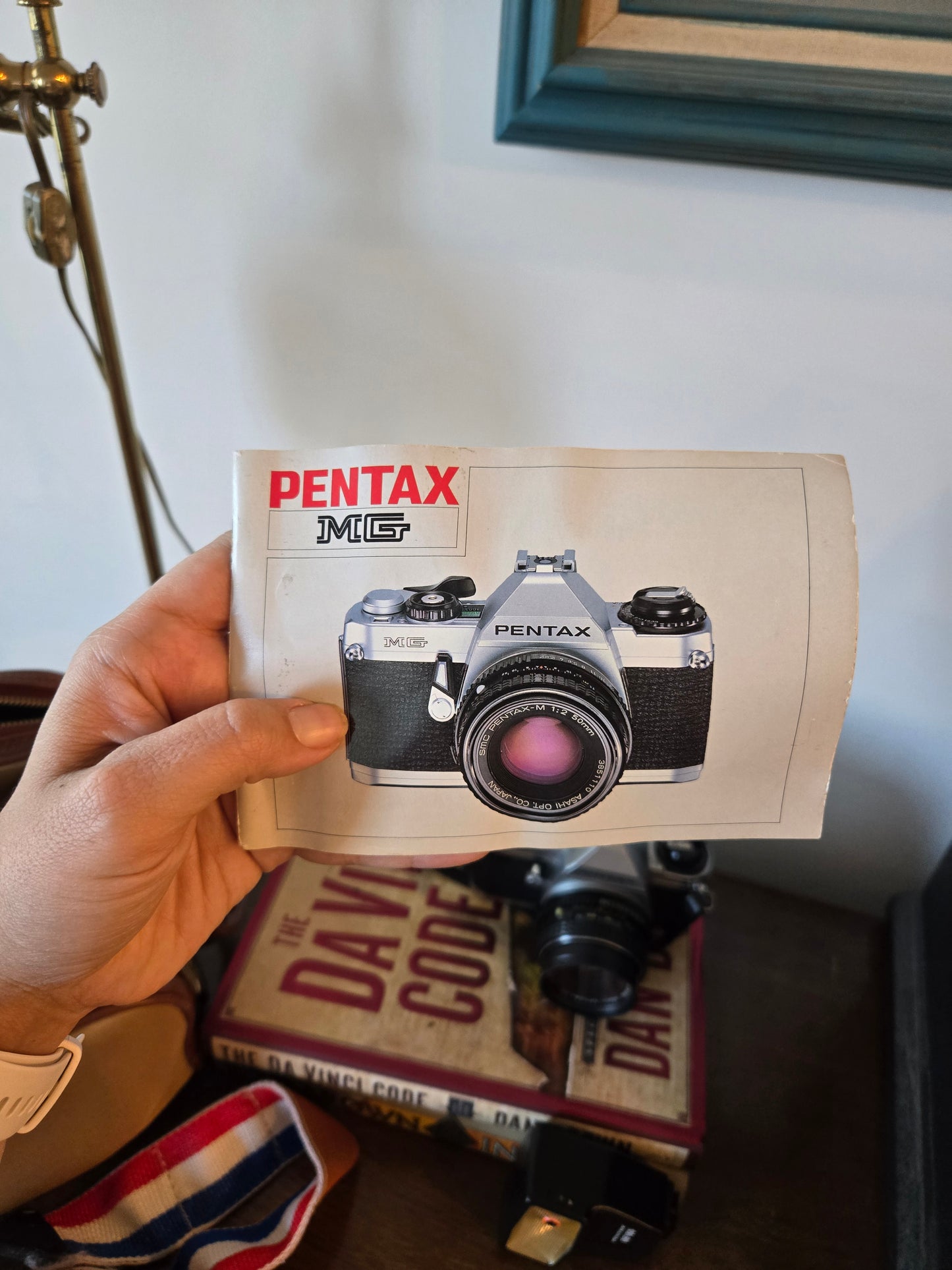 Pentax K1000 Camera with Extra Camera Lense, Case, Flash, Strap