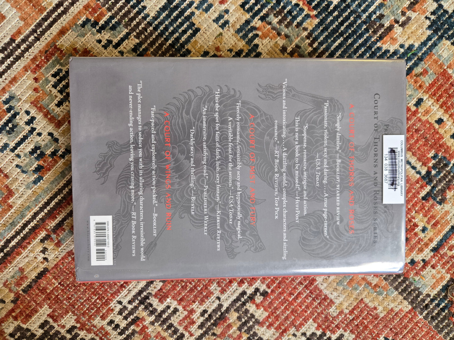 A Court of Thornes and Roses by Sarah J Maas exlibrary