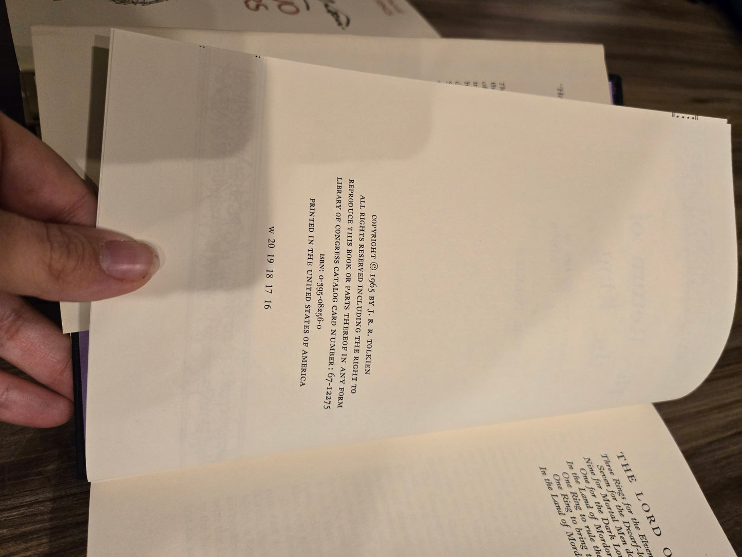 Lord of The Rings Second Revised Edition