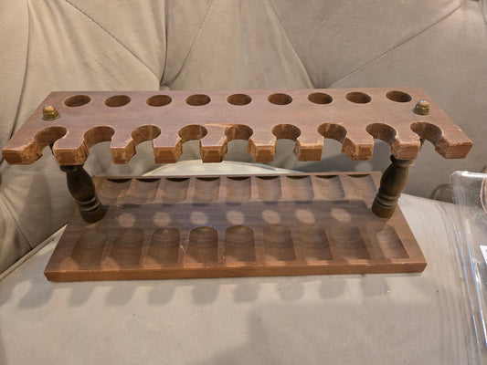Vintage 18 Slot Pipe Holder