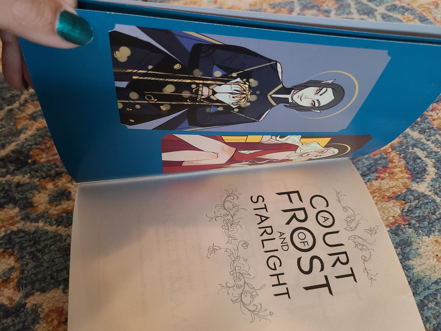 OOP Waterstones/Indigo A Court of Frost and Starlight by Sarah J Maas