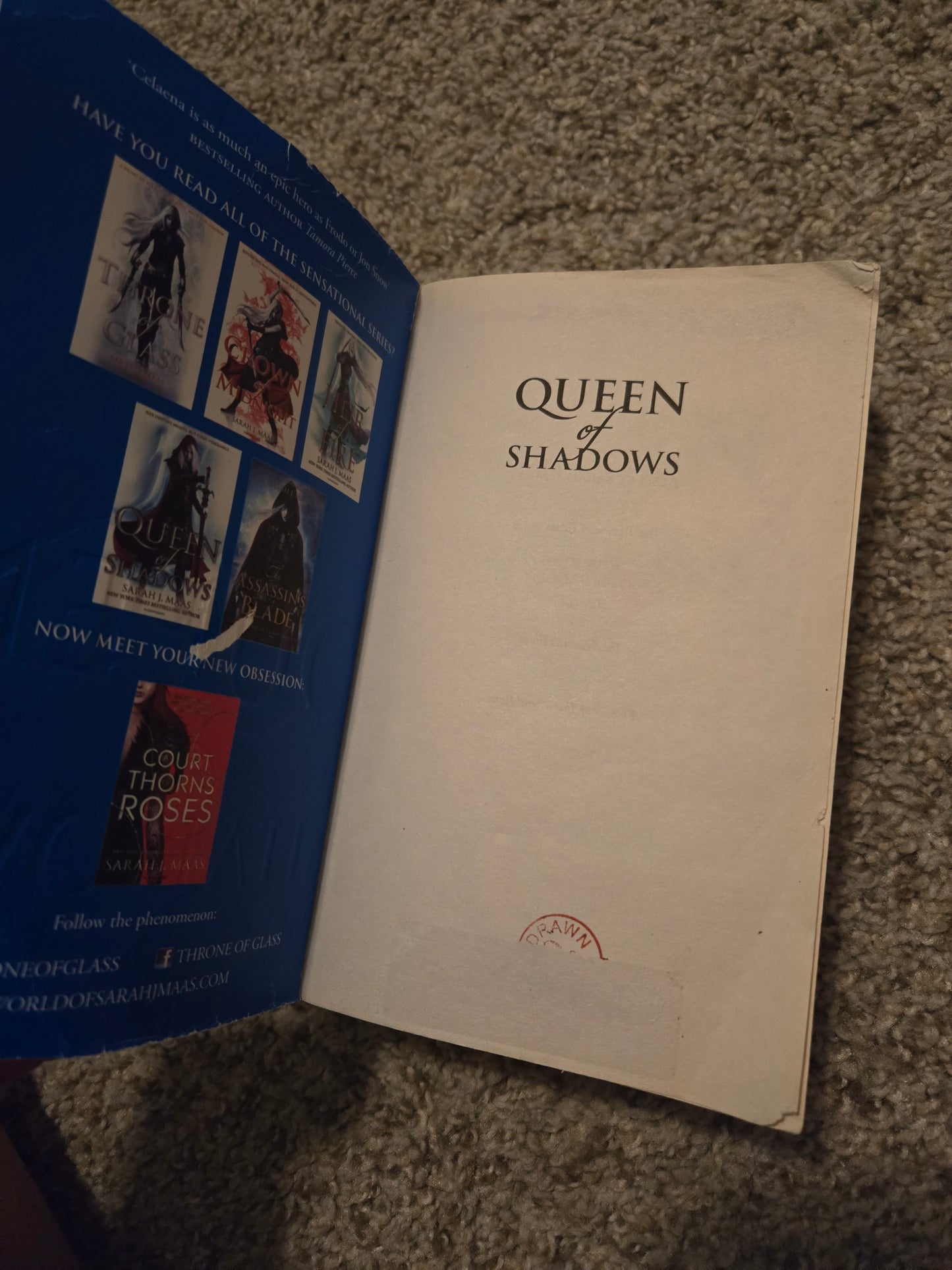 UK Queen of Shadows