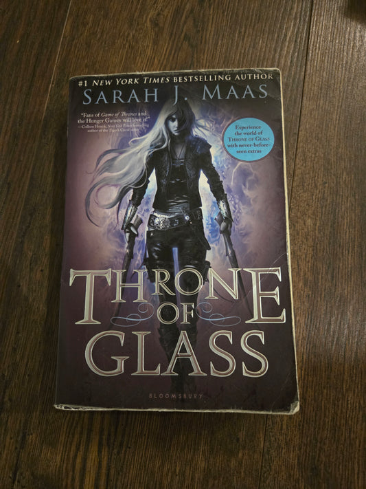 OOP Throne of Glass by Sarah J Maas - Poor Condition