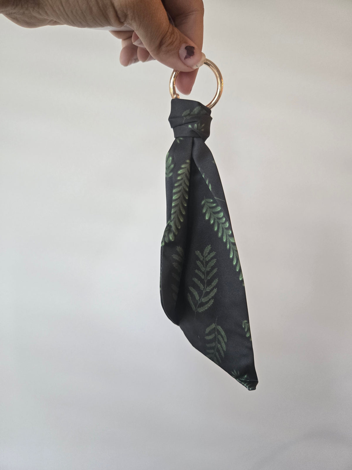 Plant Purse or Key  Silk Lanyard