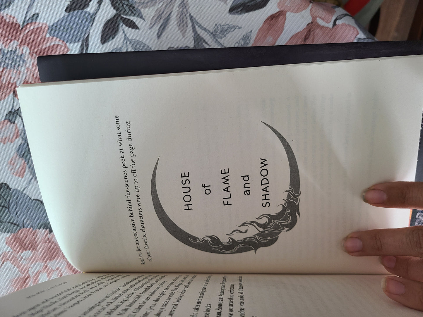 Indigo House of Flame and Shadow with Digital Signature by Sarah J. Maas