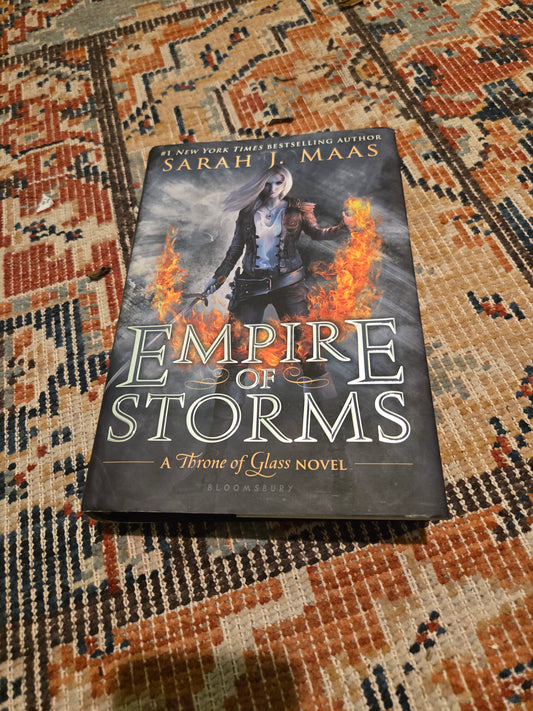 Hardback Empire of Storms by Sarah J Maas