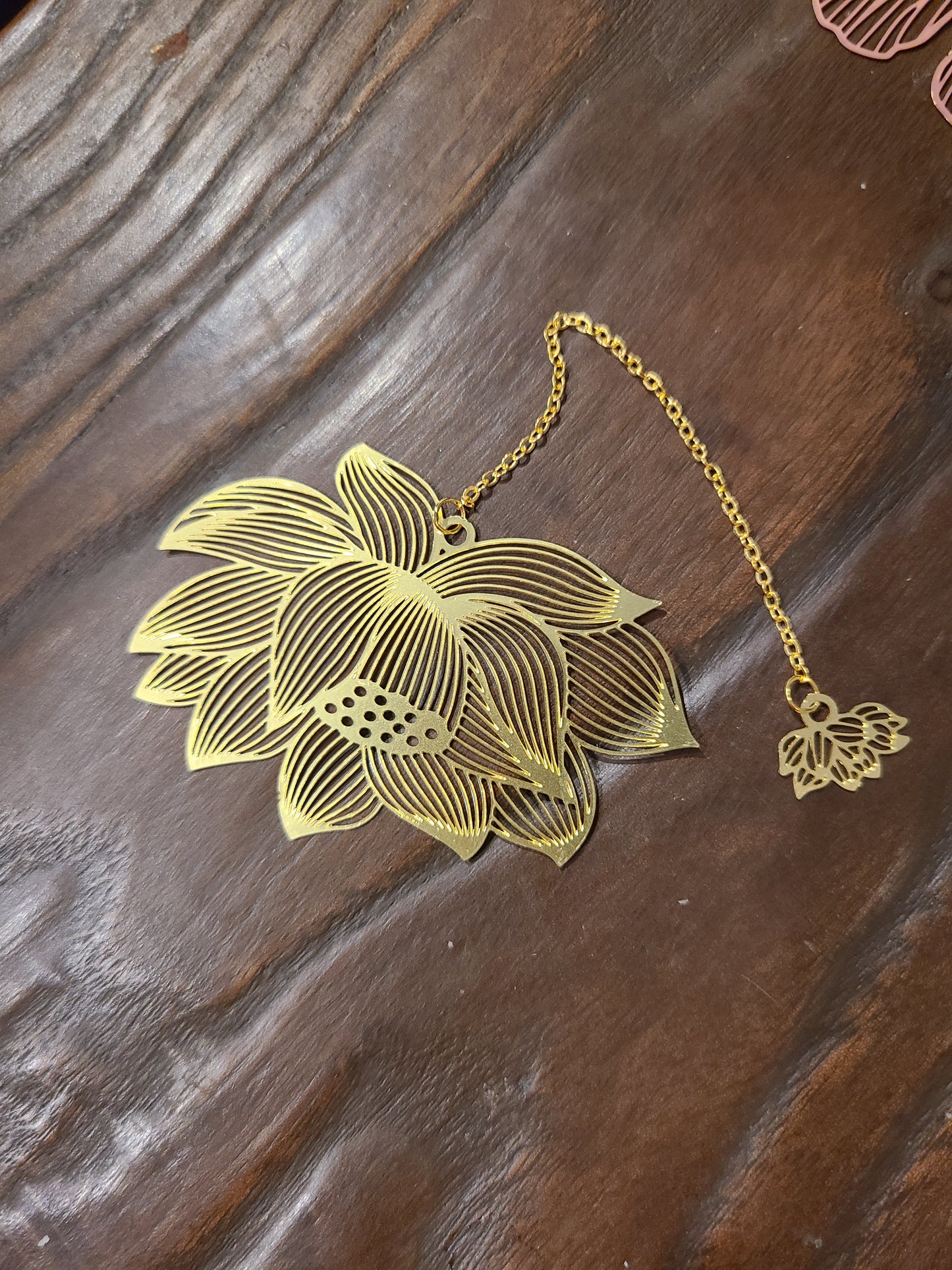 Metal Flower Bookmarks