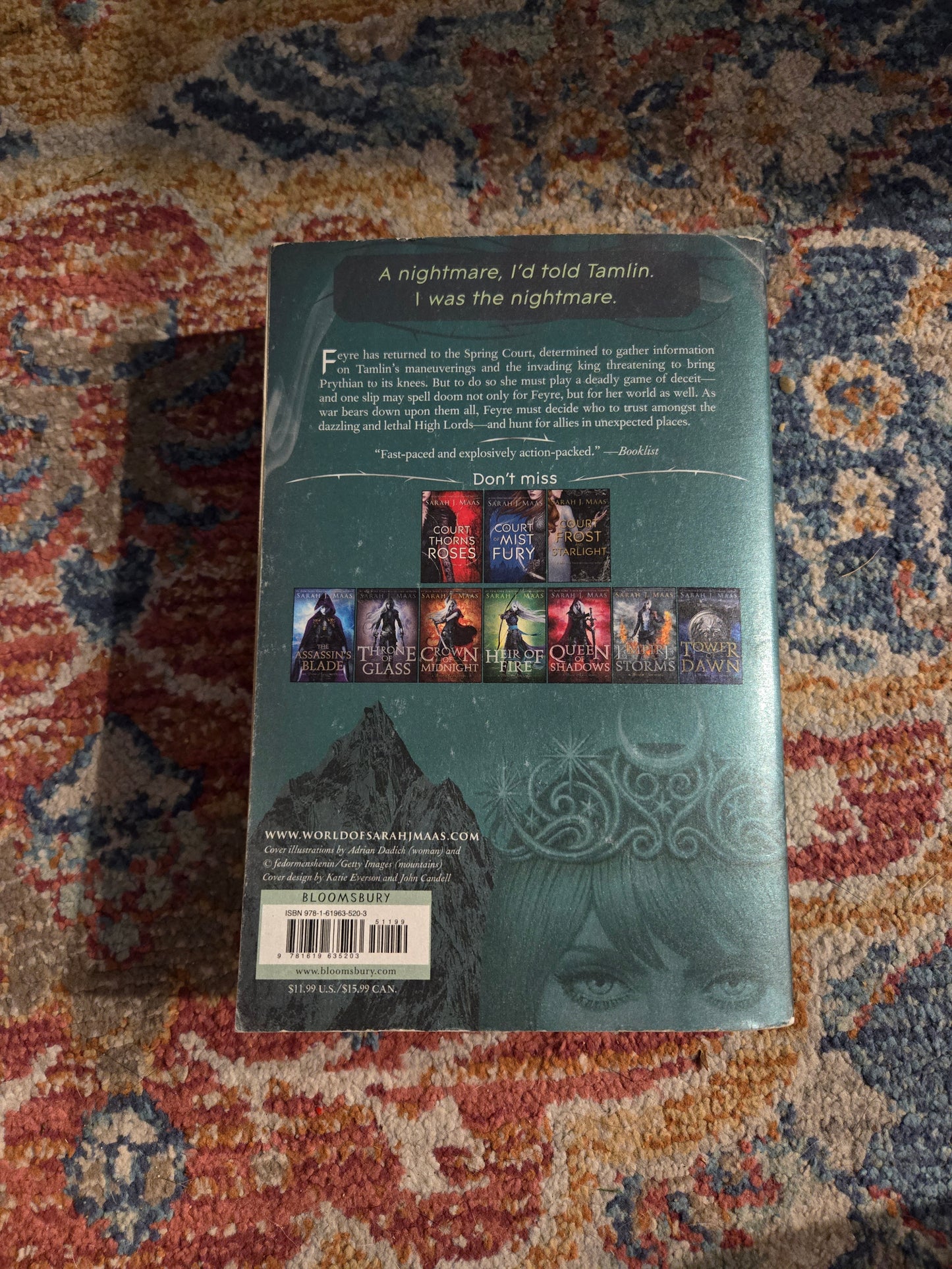 OOP Paperback A Court of Wings and Ruin by Sarah J Maas