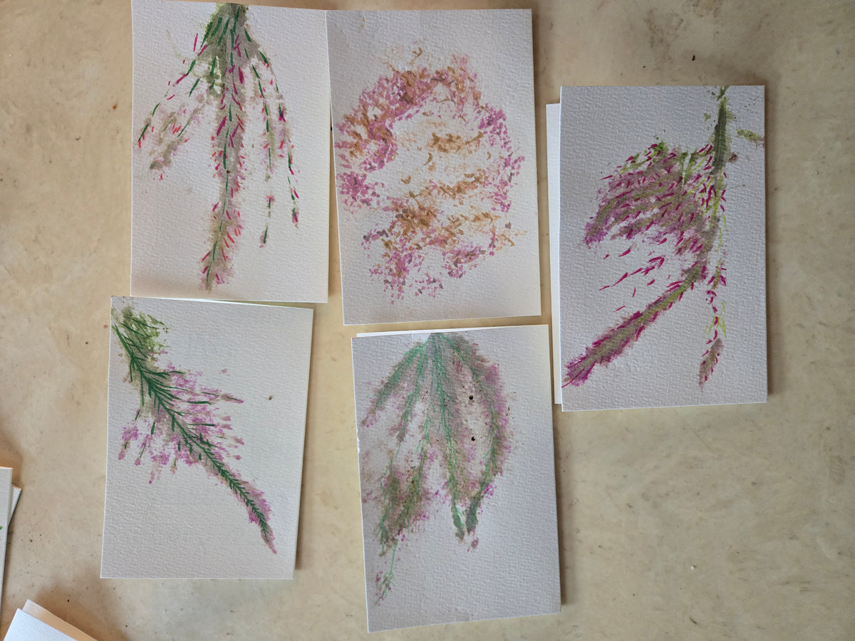 Floral Ink Dyed Notecards
