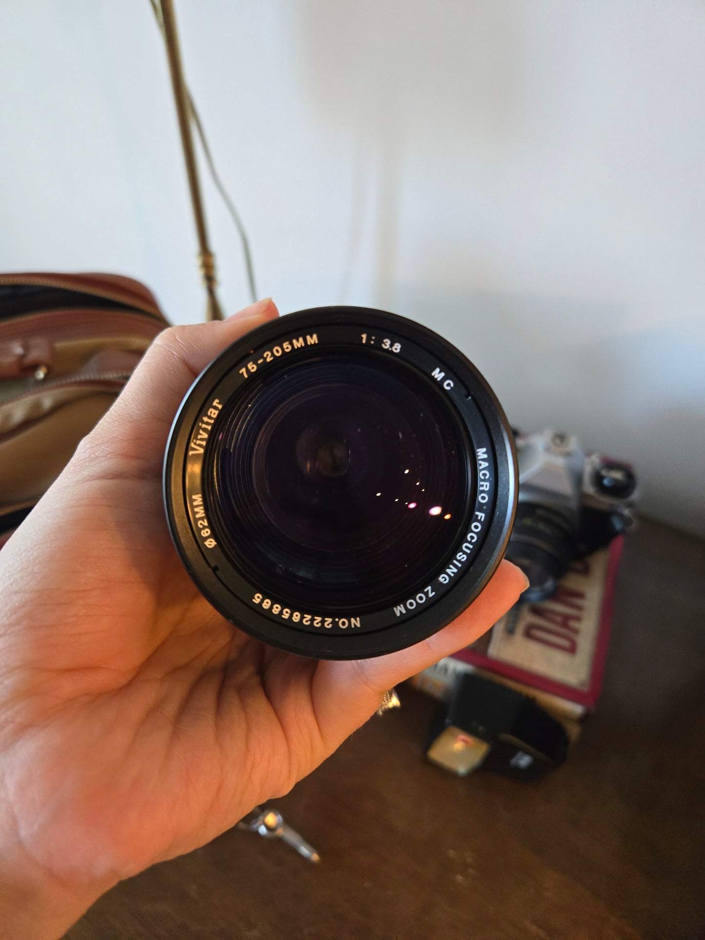 Pentax K1000 Camera with Extra Camera Lense, Case, Flash, Strap