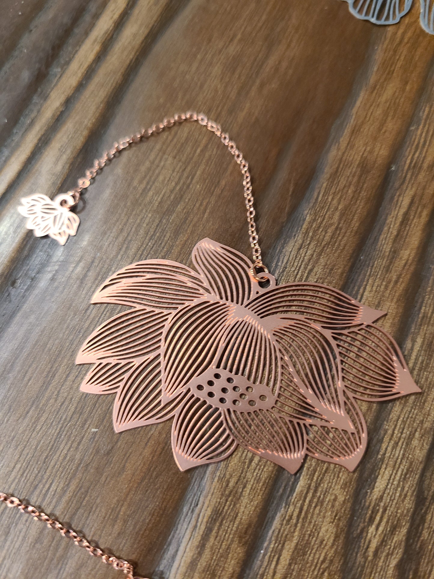 Metal Flower Bookmarks