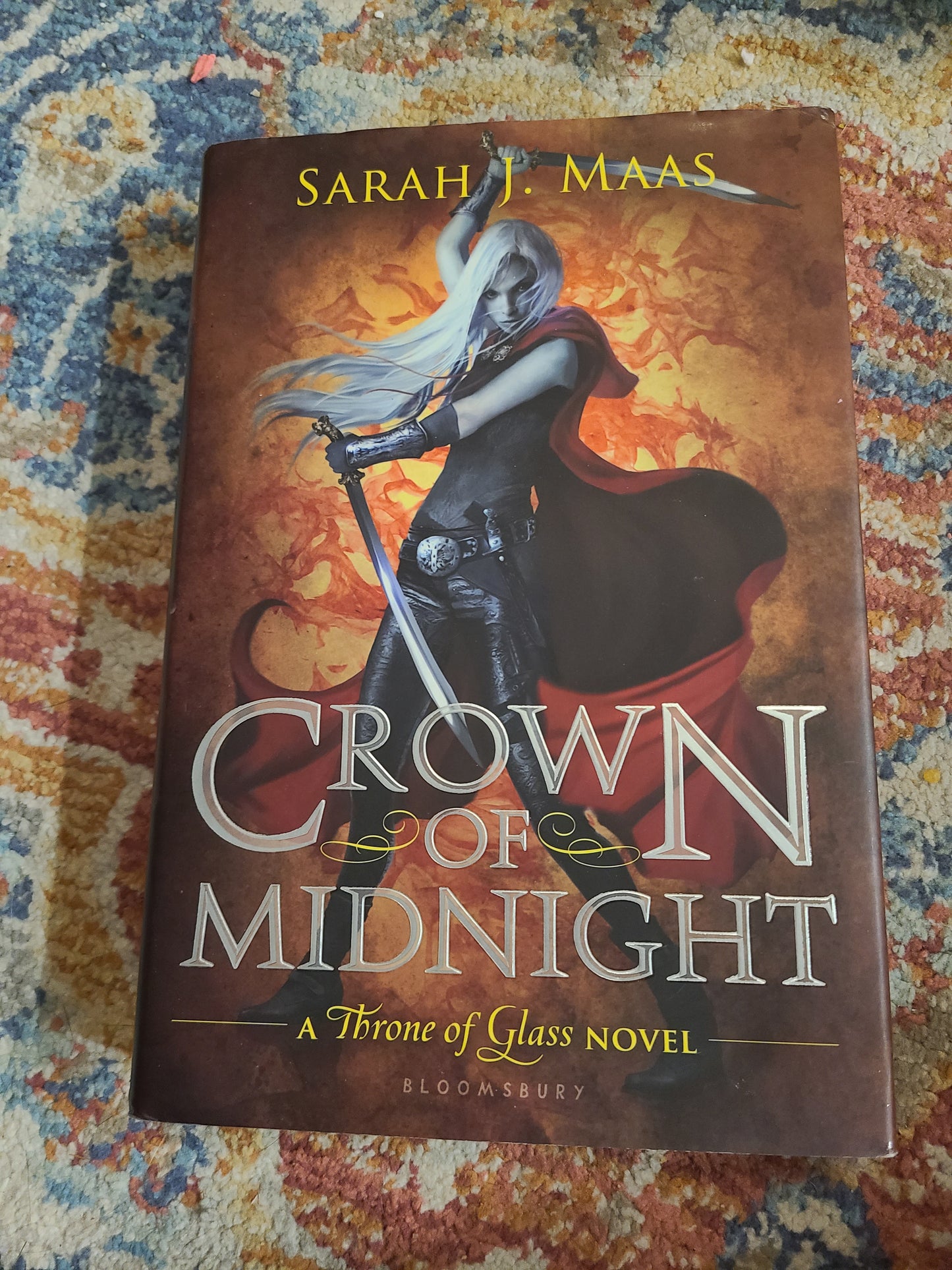 1st 1st Signed Hardback Crown of Midnight by Sarah J Maas