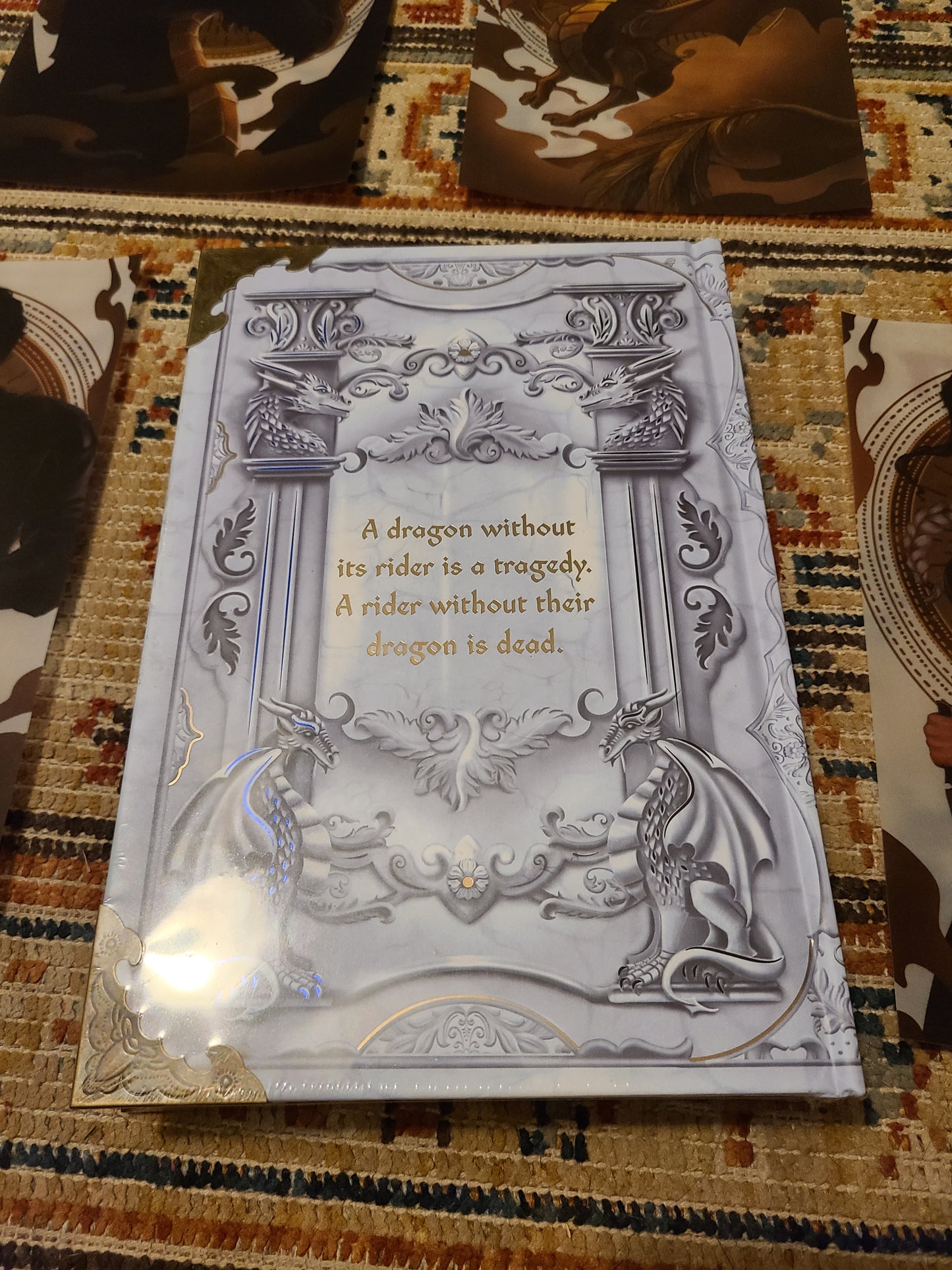 Unopened Bookish Box Fourth Wing with Inlays