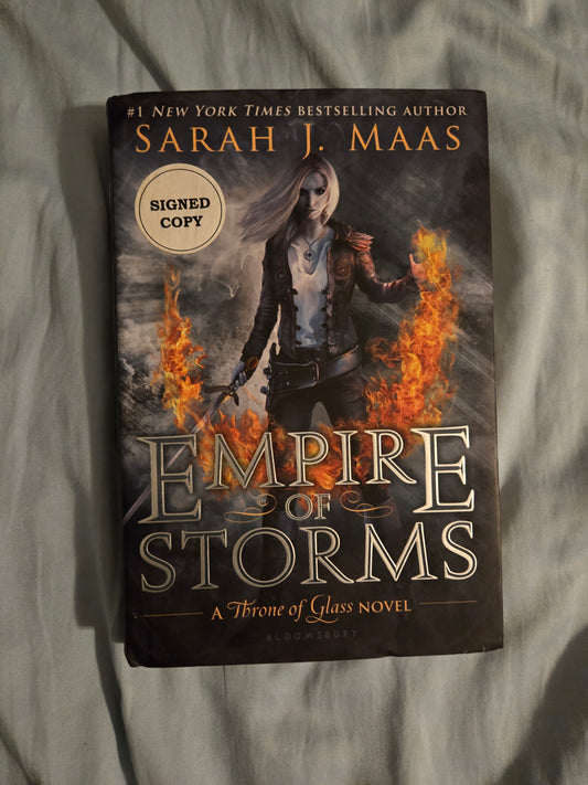 Signed Empire of Stormes by Sarah J Maas