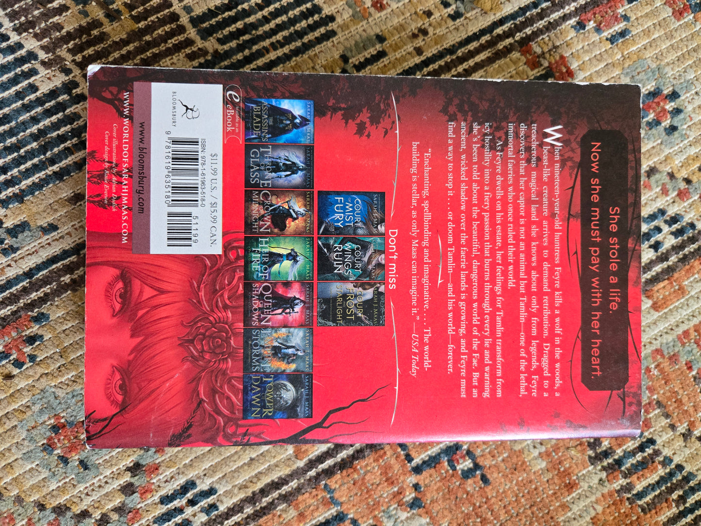 Out of Print A Court of Thornes and Roses by Sarah J Maas
