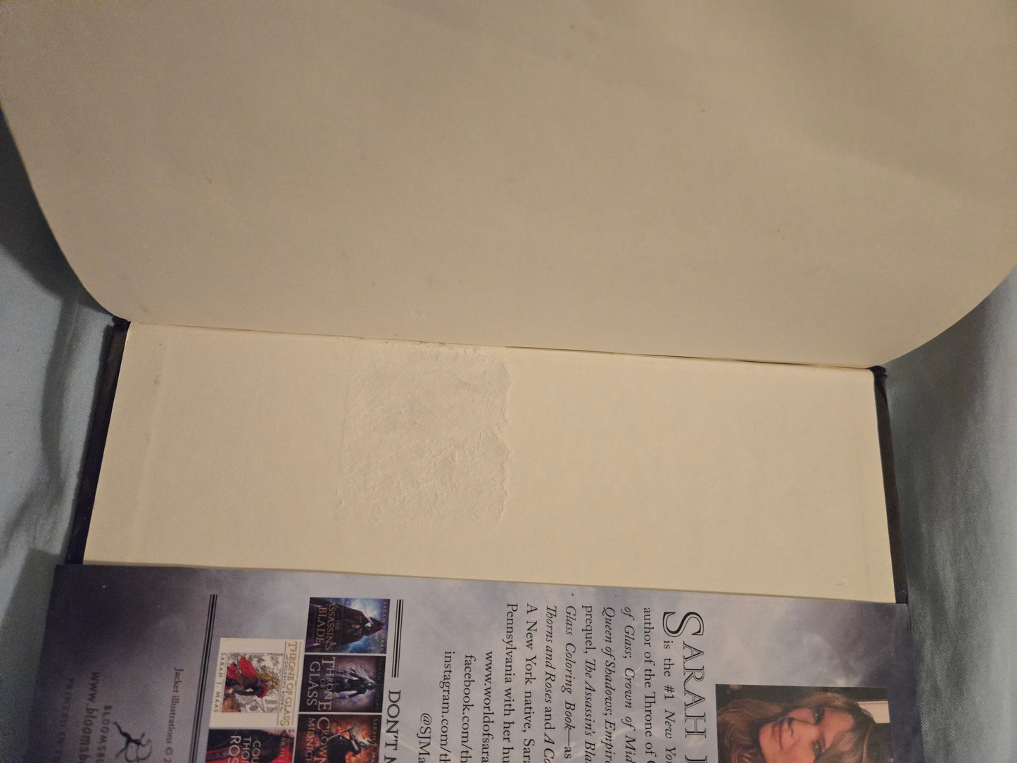 Exlibrary Empire of Storms by Sarah J Maas