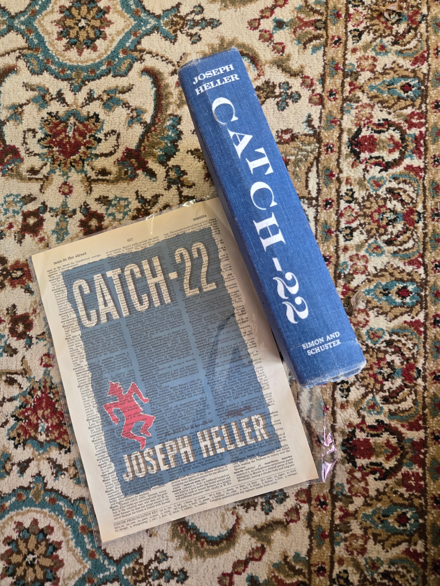 1st Book Club Edition of Catch-22 by Joseph Heller amd Print Bundle