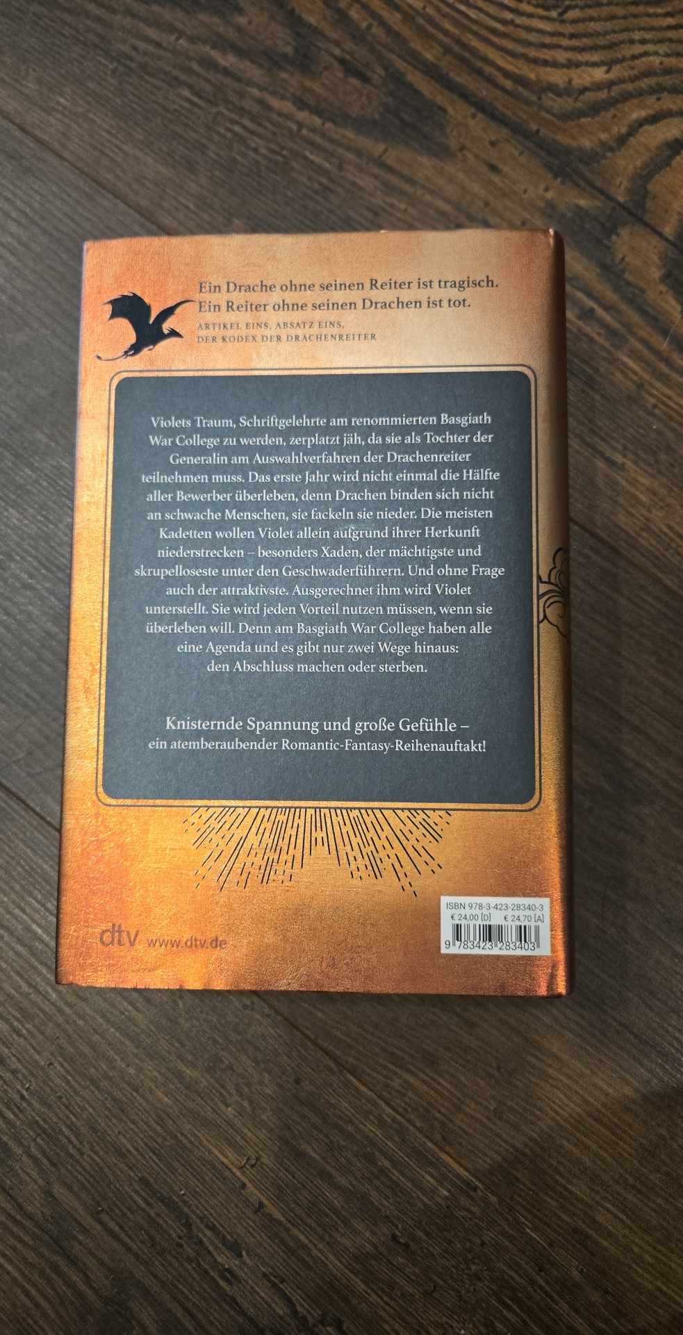Signed German Edition Fourth Wing