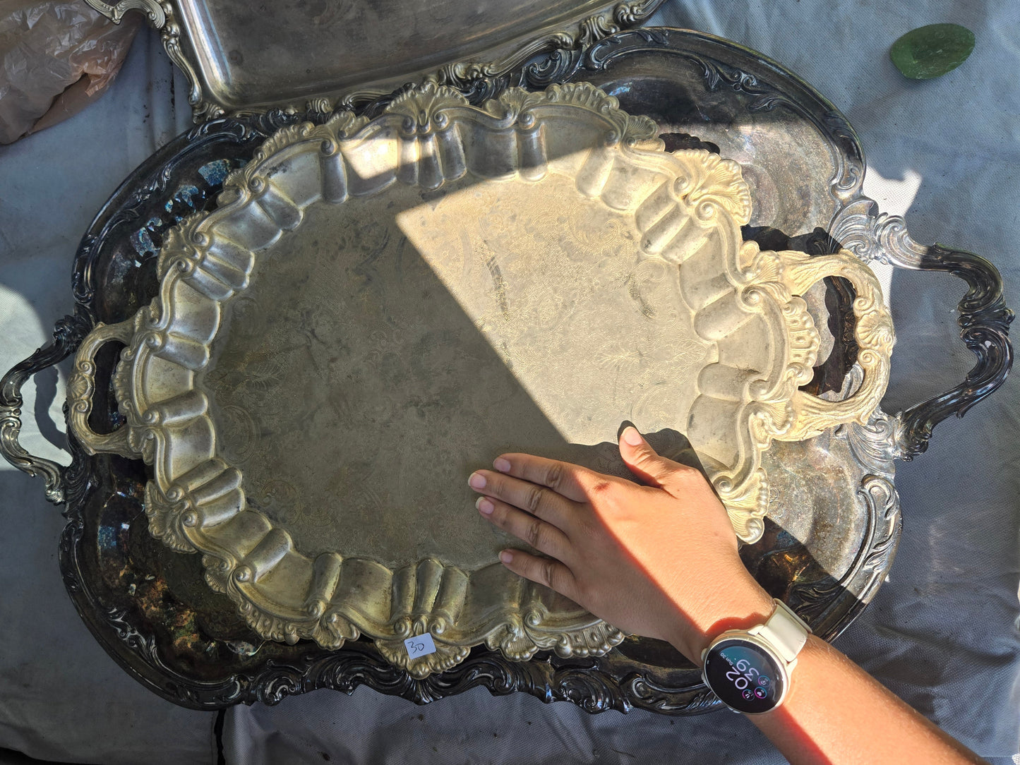 Silver Footed Server