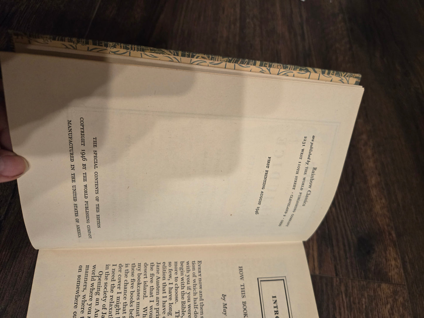 1st Edition Pride and Prejudice by Jane Austen Illustr E. Cirlin Rainbow Classics 1946 No DJ