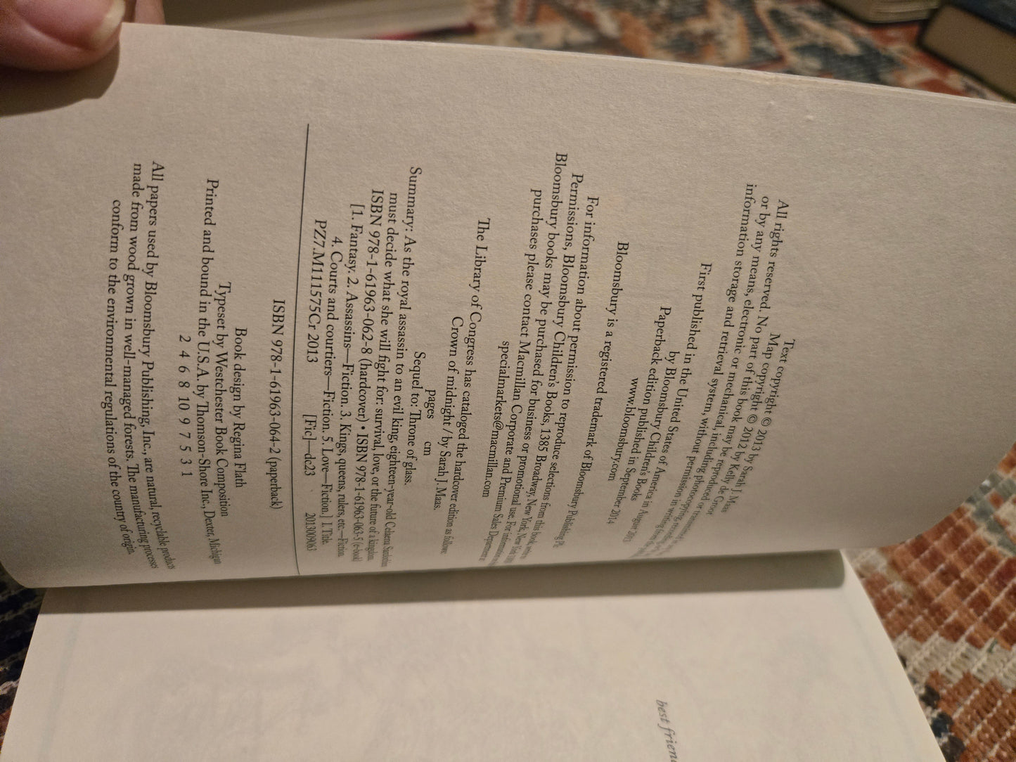 OOP Crown of Midnight by Sarah J Maas